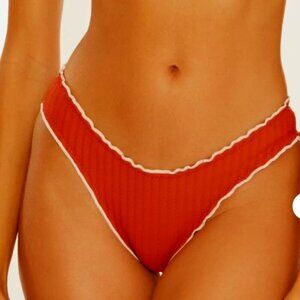 Isabelle Rose- Maui Hipster Bikini in Copper #5710 medium- NWOT - ruffle